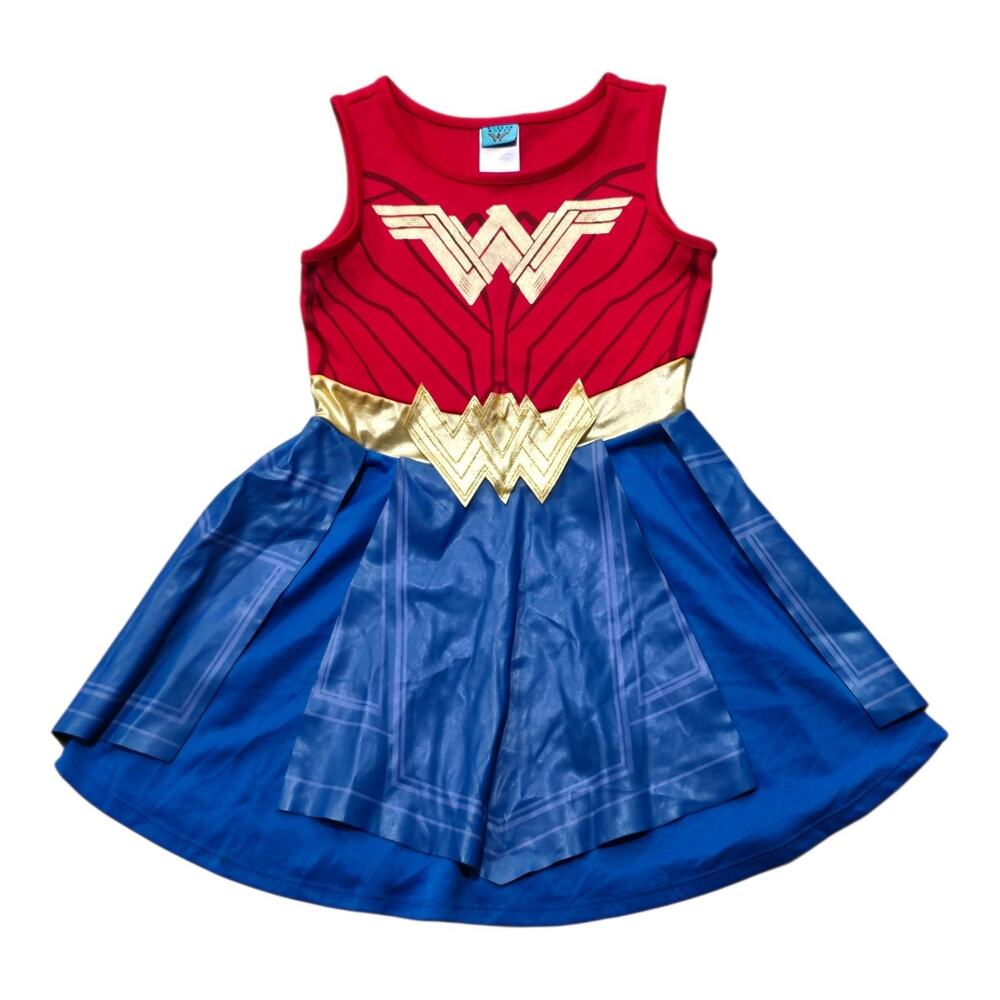 DC Comics Wonder Woman Sleeveless Dress Halloween Costume